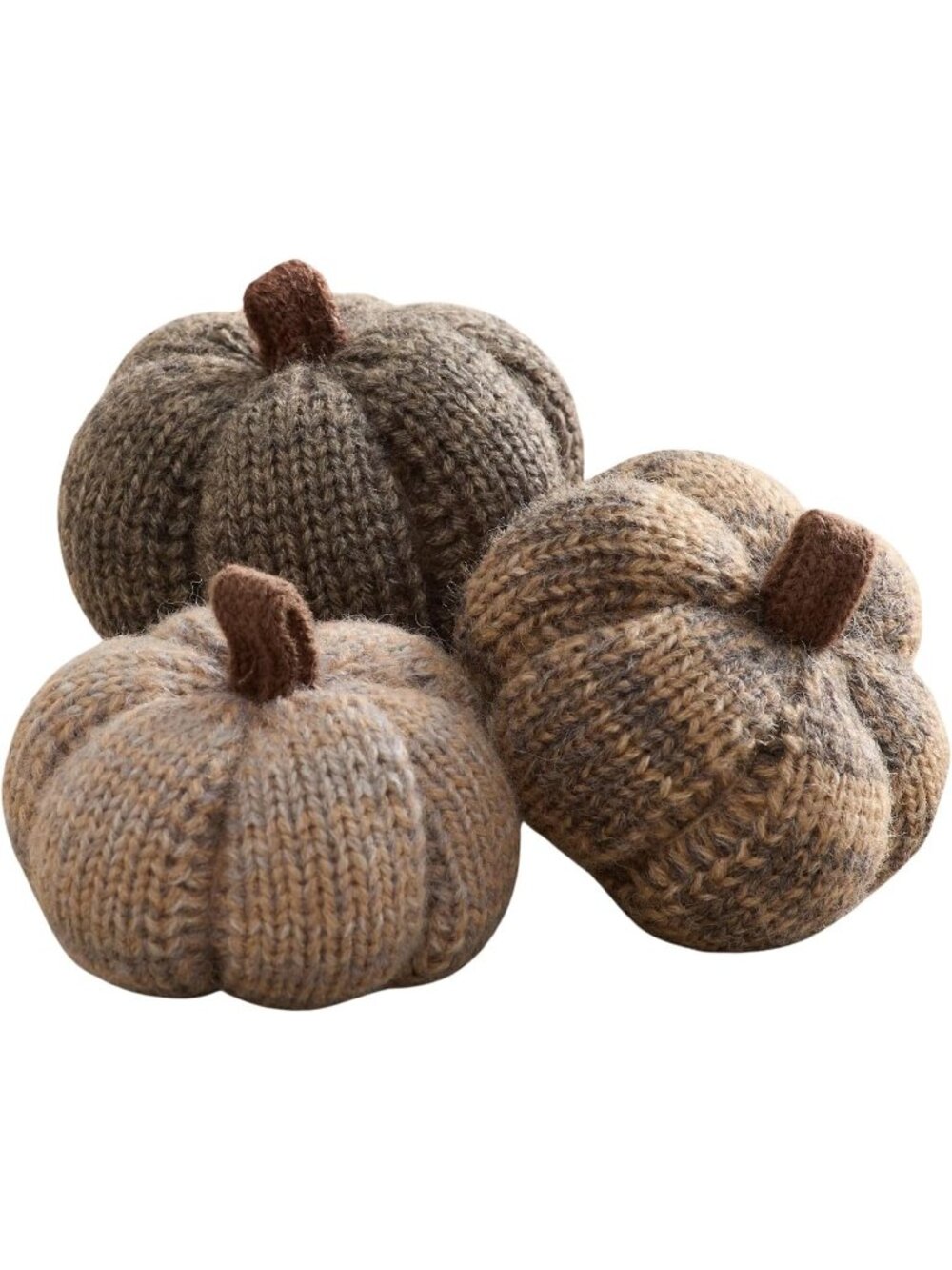 Cobblestone Set 3 Pumpkin Halloween Decor Autumn Bowl Fillers Fall Farmhouse